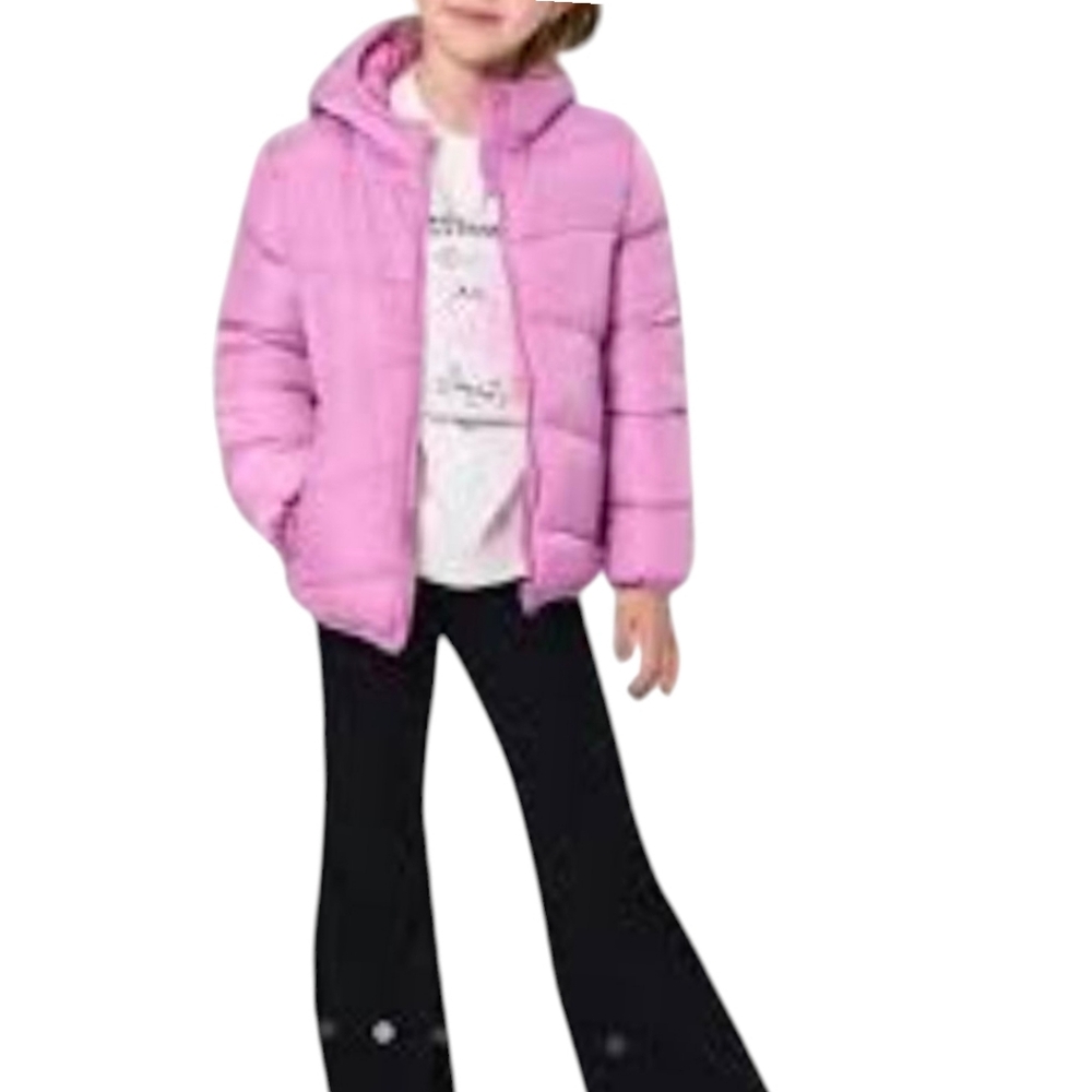 Primark Soft Pink Kids Puffer Coat